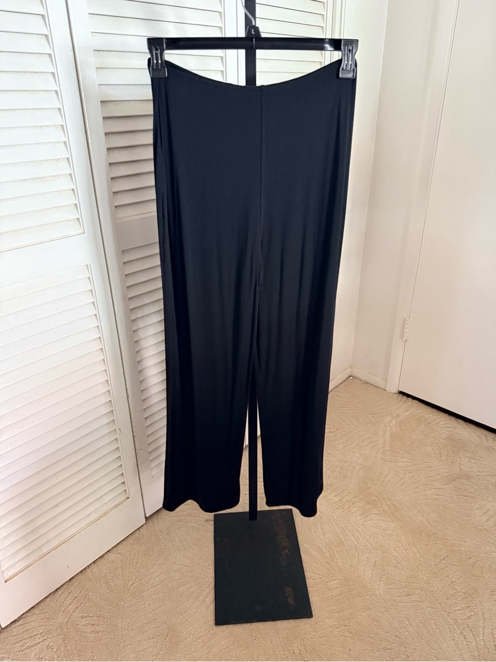 Joah Brown Black Wide-Leg Pull-On Drawstring Pants - Picture 3 of 6